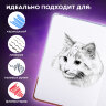 Скетчбук, белая бумага 120 г/м2 145х203 мм, 80 л., резинка, твердый, BRAUBERG ART DEBUT "Дюна", 114586, 114586