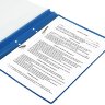 Скоросшиватель пластиковый с перфорацией STAFF, А4, 100/120 мкм, синий, 271719, 75 штук, 271719