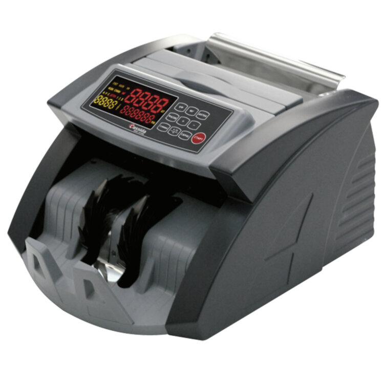 Счетчик банкнот CASSIDA 5550 UV/MG, 1300 банкнот/мин, УФ-, магнитная детекция, фасовка, 290530