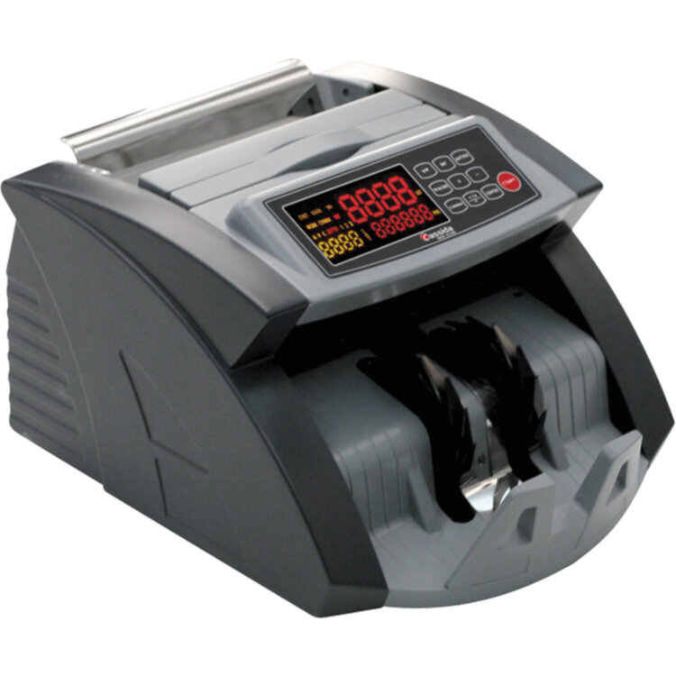 Счетчик банкнот CASSIDA 5550 UV/MG, 1300 банкнот/мин, УФ-, магнитная детекция, фасовка, 290530