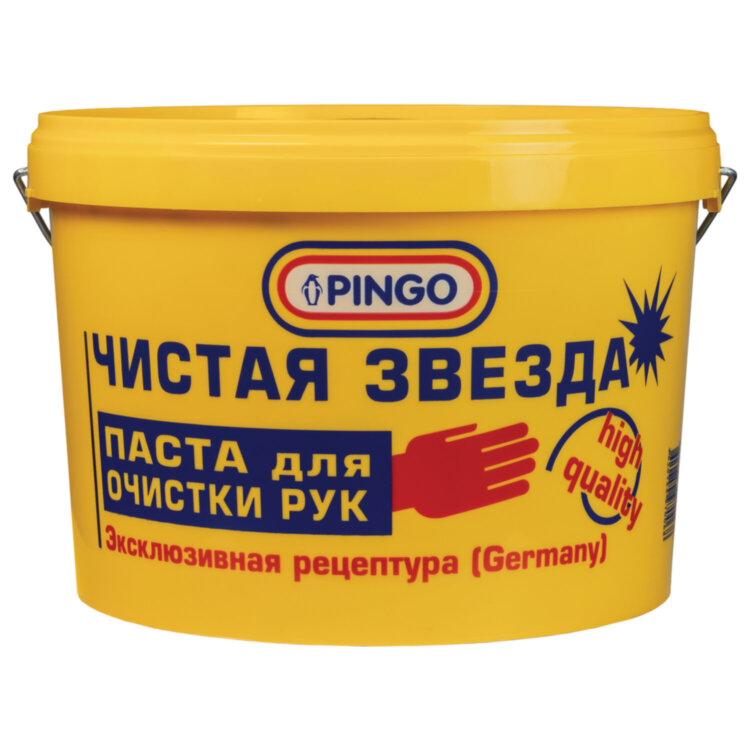 Паста очищающая, 11 л, PINGO (Пинго), ЧИСТАЯ ЗВЕЗДА, от самых стойких загрязнений, ведро, 85010-0, 605181