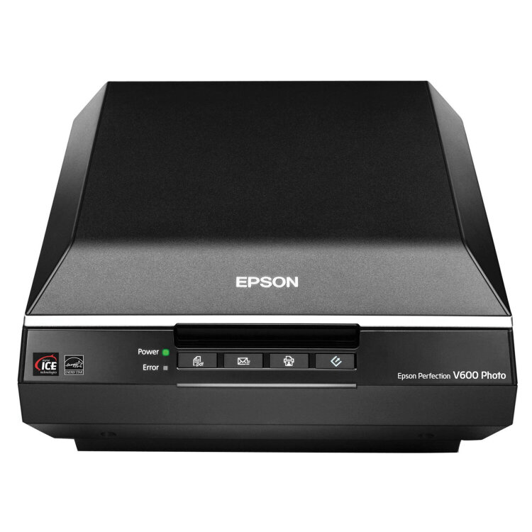 Сканер планшетный EPSON Perfection V600 Photo А4, 15 стр./мин, 6400x9600, B11B198033, 354777