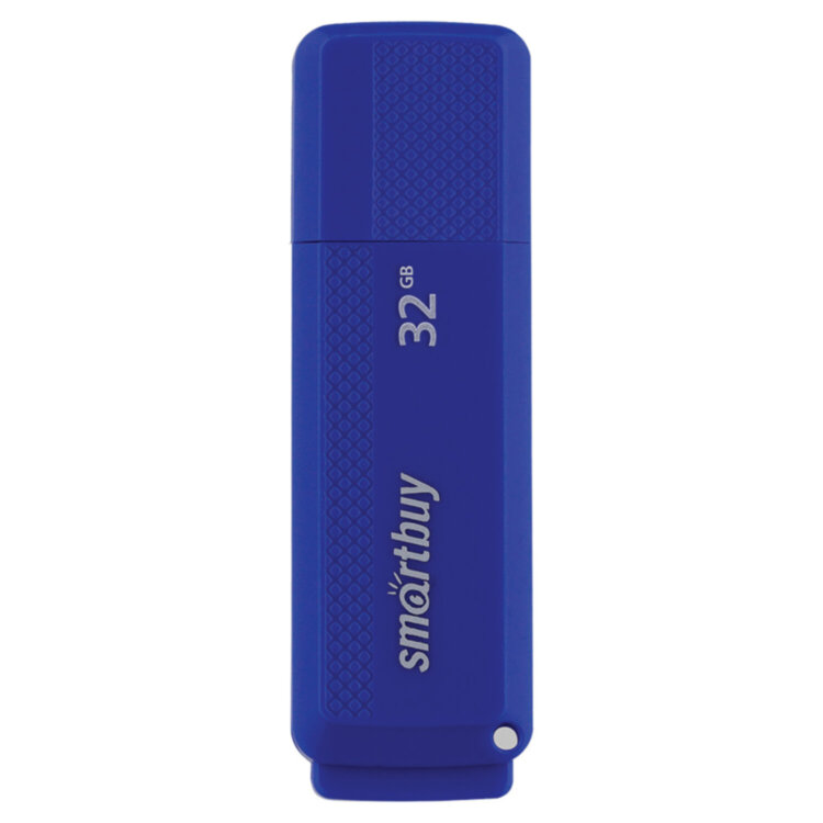 Флеш-диск 32 GB, SMARTBUY Dock, USB 2.0, синий, SB32GBDK-B, 512792