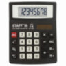 Калькулятор настольный STAFF STF-8008, КОМПАКТНЫЙ (113х87 мм), 8 разрядов, двойное питание, 250147, 250147