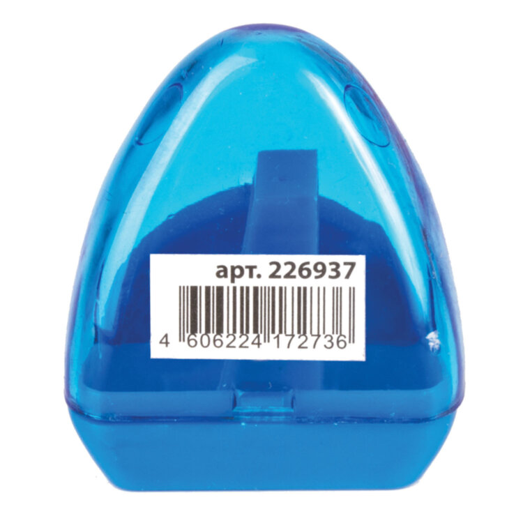 Точилка BRAUBERG BELL с контейнером, пластиковая, конусообразная, цвет корпуса ассорти, 226937, 226937