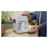 Мясорубка BOSCH MFWS420W, мощность 1900 Вт, производительность 2,5 кг/мин, металлический шнек, реверс, 458584