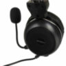 Наушники с микрофоном (гарнитура) A4TECH HU-30, проводные, 2 м, USB, черные, 1379903, 513937