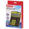 Калькулятор настольный BRAUBERG EXTRA COLOR-12-BKLG (206x155 мм), 12 разрядов, двойное питание, ЧЕРНО-САЛАТОВЫЙ, 250477, 250477