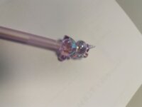 Ручка шариковая MESHU Unicorn синяя 0,7мм перламутр софт-тач  1 штука 296409rf