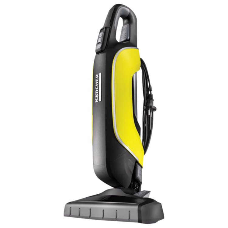Пылесос KARCHER (КЕРХЕР) VC5 вертикальный, с контейнером, мощность 500 Вт, желтый/черный, 1.349-105.0, 453782