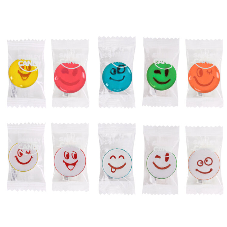 Карамель леденцовая FLAVIMENTO "Smile" Микс вкусов с аскорбинкой, в индивидуальной упаковке, 500 г, УТ-00002232, 623825