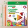 Карандаши цветные BRAUBERG KIDS NEW, 24 цвета, трехгранные, грифель 3 мм, 182002, 182002