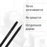 Карандаши чернографитные BRAUBERG НАБОР 6 шт., "Black Jack", НВ, с резинкой, черные, дерево, заточенные, 180608, 180608