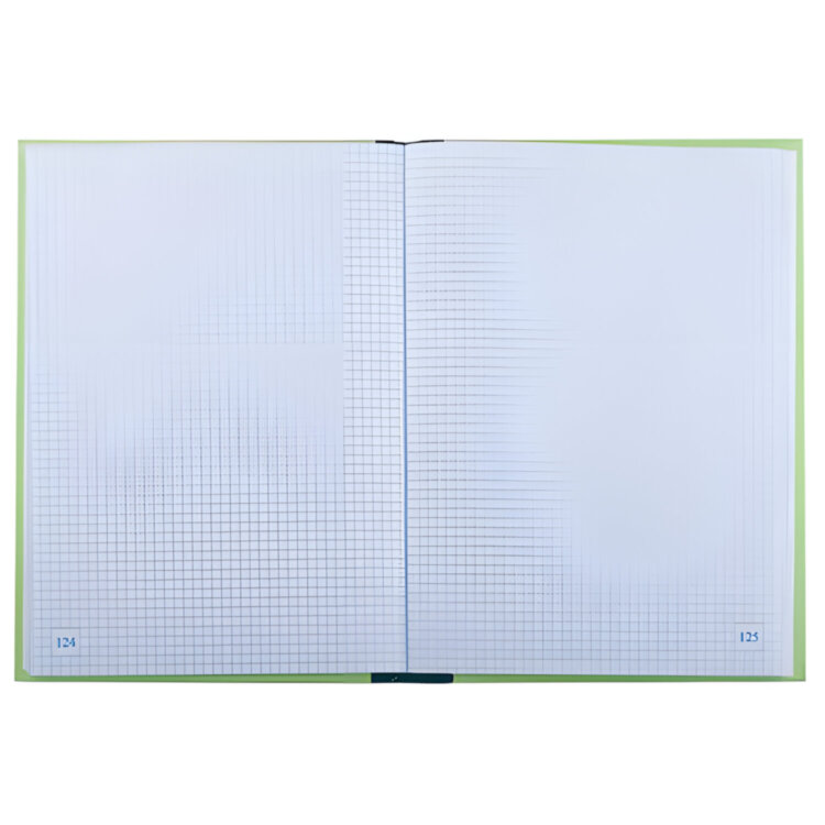 Книга учета 128 л., клетка, твердая, картон, блок офсет, нумерация, А4 205х287 мм, STAFF, 130062, 130062