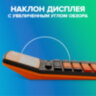 Калькулятор настольный BRAUBERG EXTRA COLOR-12-BKRG (206x155 мм), 12 разрядов, двойное питание, ЧЕРНО-ОРАНЖЕВЫЙ, 250478, 250478