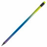 Карандаш чернографитный с ластиком BRAUBERG "GRADE Metallic", 1 шт., HB, трехгранный, 182000, 72 штук, 182000