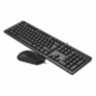 Набор проводной A4TECH KK-3330, USB, клавиатура 104 клавиши, мышь 2 кнопки + 1 кнопка-колесо, черная, 1530249, 513929