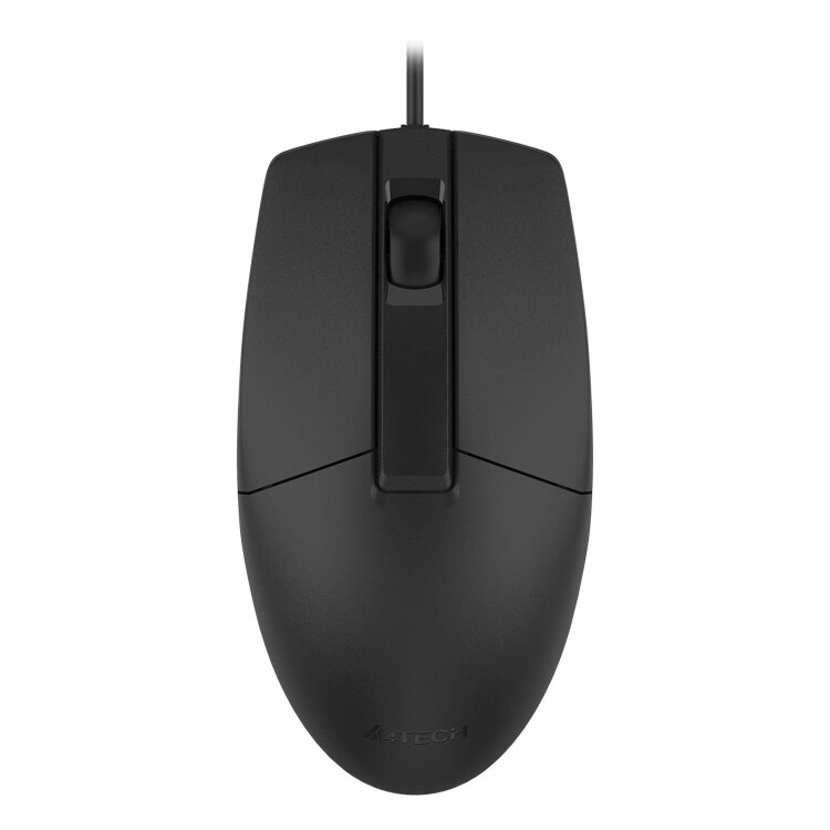 Набор проводной A4TECH KK-3330, USB, клавиатура 104 клавиши, мышь 2 кнопки + 1 кнопка-колесо, черная, 1530249, 513929