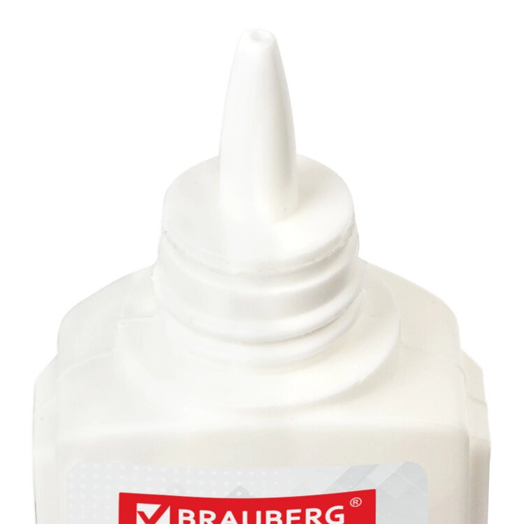 Клей ПВА BRAUBERG (бумага, картон, дерево), 45 г, 222923, 222923