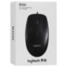 Мышь проводная LOGITECH B100, USB, 2 кнопки + 1 колесо-кнопка, оптическая, черная, 511461