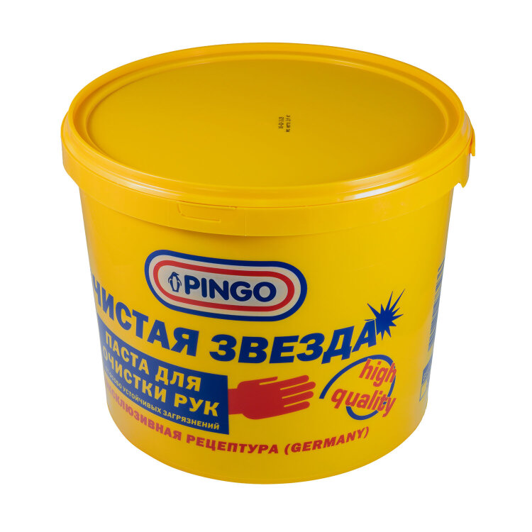 Паста очищающая средство для рук, 5 л, PINGO (Пинго), ЧИСТАЯ ЗВЕЗДА, от самых стойких загрязнений, банка, 85010-12, 700893