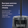 Точилка электрическая BRAUBERG DOUBLE BLADE BLACK, двойное лезвие, питание от 2 батареек АА, 271336, 271336