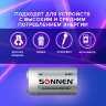 Батарейка SONNEN Alkaline, Крона (6LR61, 6LF22, 1604A), алкалиновая, 1 шт., блистер, 451092, 451092