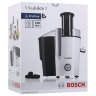 Соковыжималка BOSCH MES25A0, 700 Вт, стакан 1,25 л, емкость для жмыха 2 л, пластик, серая, 453082