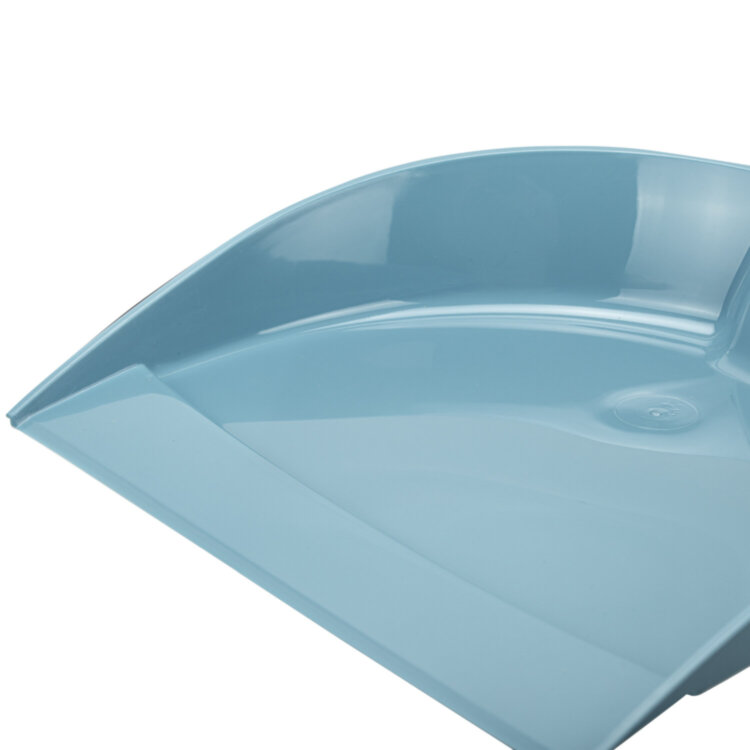 Совок для мусора, низкая рукоятка, пластик, серо-голубой, ассорти, "ИДЕАЛ", эконом IDEA, М 5190, 601326