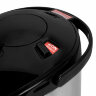 Термопот SONNEN TP-38, 4 л, 900 Вт, 1 температурный режим, 3 режима подачи воды, сталь, черный/серебро, 456710, 456710