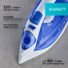 Утюг SCARLETT SC-SI30K23, 2200 Вт, керамическое покрытие, самоочистка, синий, 453682