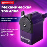 Точилка механическая BRAUBERG "JET", металлический механизм, корпус фиолетовый, 229569, 229569