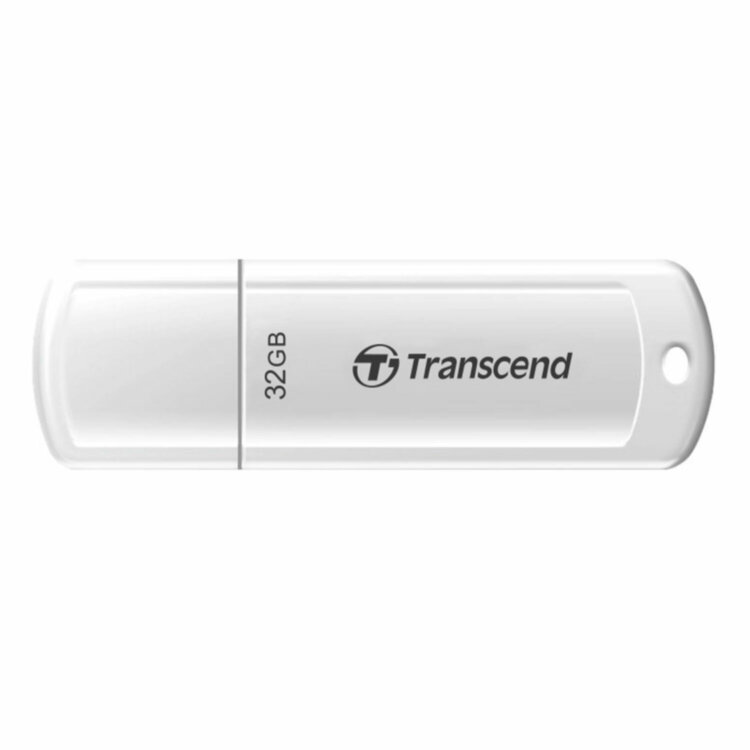 Флеш-диск 32 GB TRANSCEND JetFlash 730, USB 3.1, белый, TS32GJF730, 514051