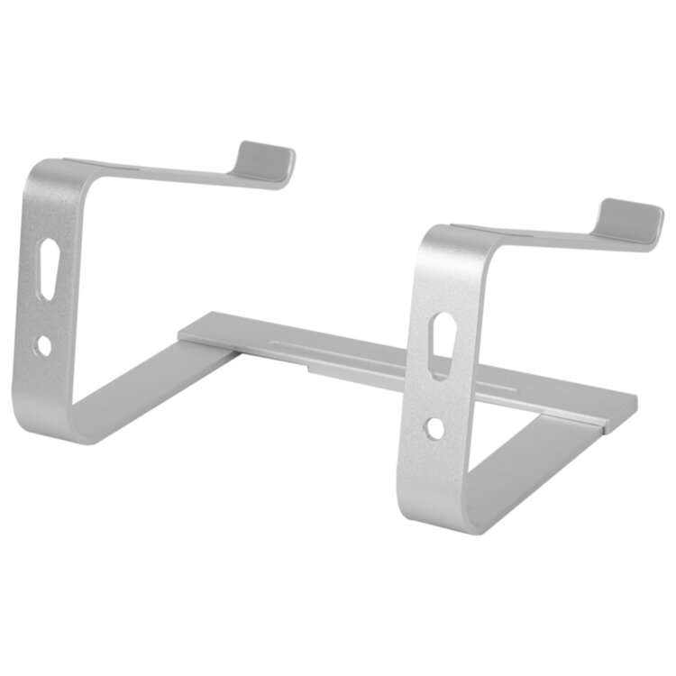 Подставка для ноутбука алюминиевая, нескользящая, 295х255 мм, BRAUBERG SOLID, 513618, 513618