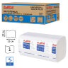 Полотенца бумажные 250 шт., LAIMA (H3) UNIVERSAL WHITE PLUS, 1-слойные, белые, КОМПЛЕКТ 15 пачек, 23х23, V-сложение, 111343, 111343