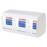 Полотенца бумажные 250 шт., LAIMA (H3) UNIVERSAL WHITE PLUS, 1-слойные, белые, КОМПЛЕКТ 15 пачек, 23х23, V-сложение, 111343, 111343