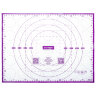 Коврик силиконовый для раскатки/запекания 30х40 см, фиолетовый, DASWERK (ДАСВЕРК), 608423, 608423