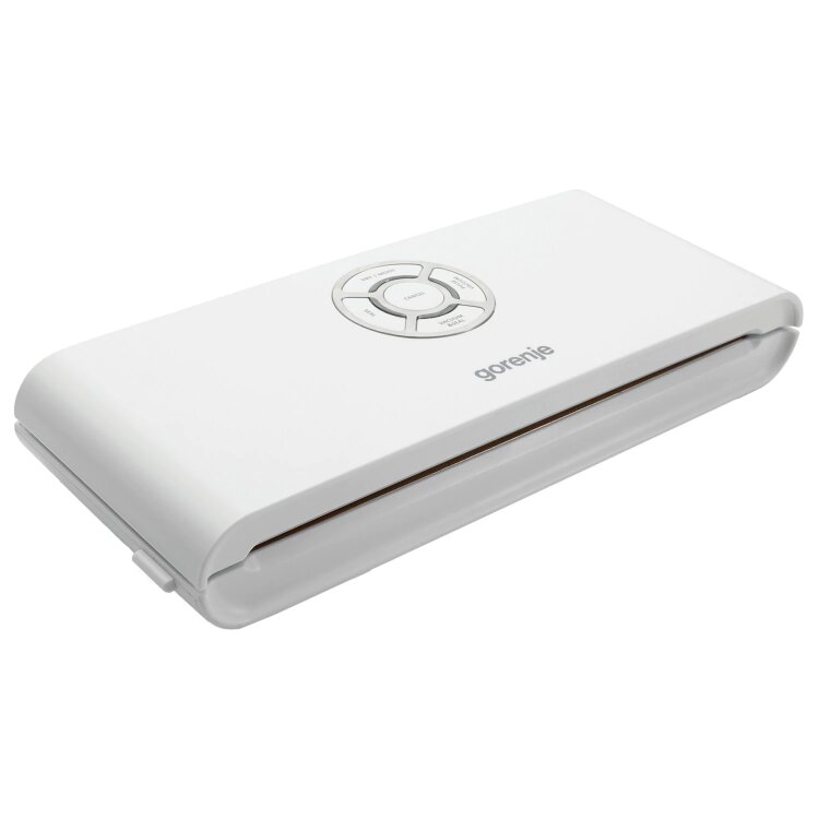 Вакууматор/вакуумный упаковщик GORENJE VS120W, 120 Вт, 2 режима, ширина пакета до 30 см, белый, 457653