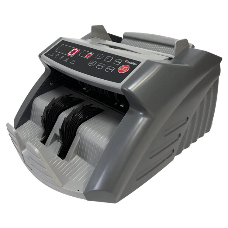 Счетчик банкнот CASSIDA 5550 UV DL, 1000 банкнот/мин, УФ-детекция, фасовка, 291177
