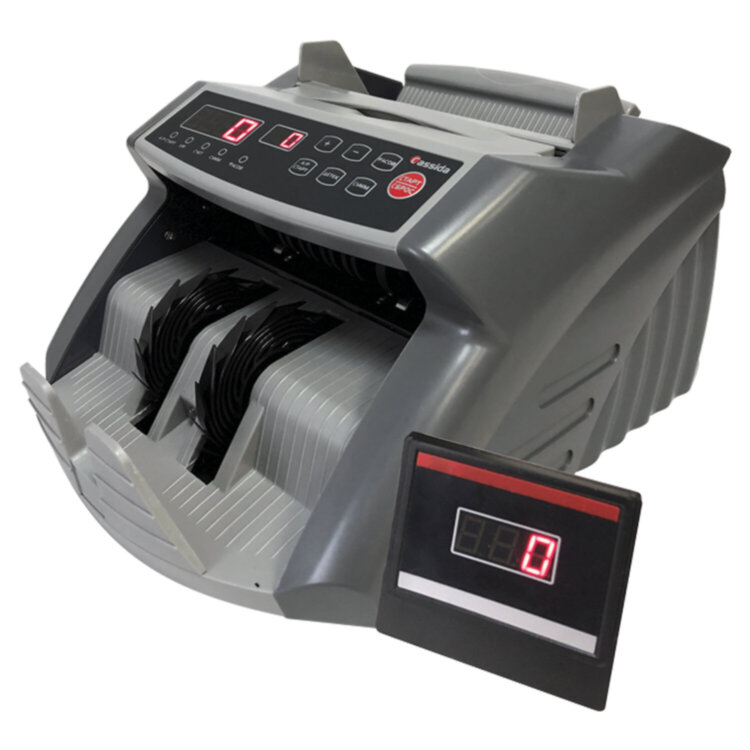 Счетчик банкнот CASSIDA 5550 UV DL, 1000 банкнот/мин, УФ-детекция, фасовка, 291177