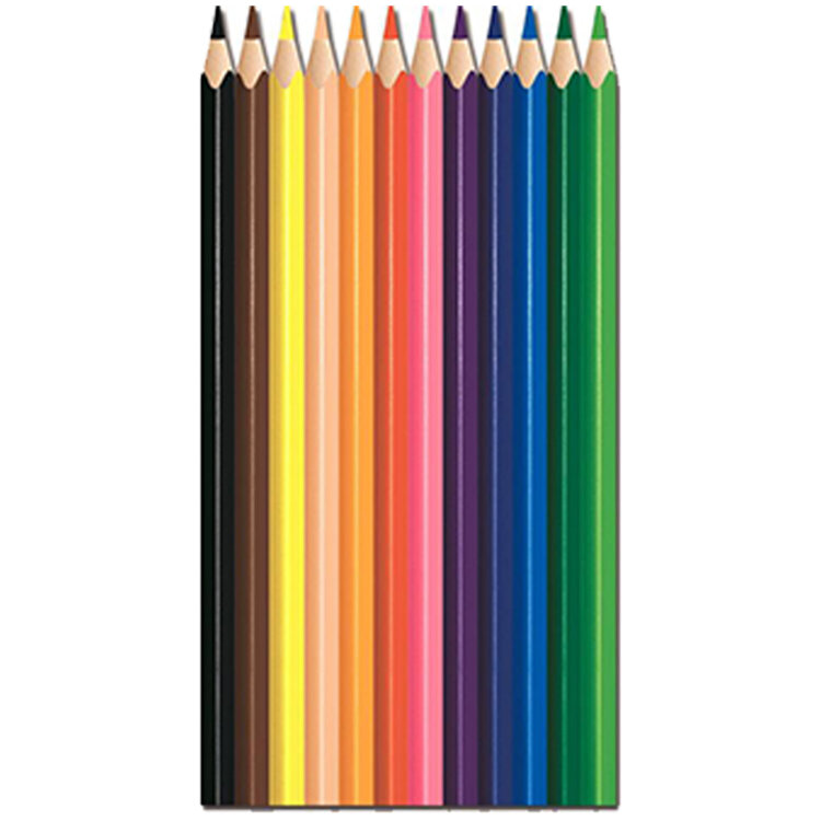 Карандаши цветные MAPED "COLOR PEP'S Strong", 12 цветов, трехгранные, грифель 3,2 мм, 862712, 181988