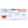 Перчатки нитриловые сверхпрочные с текстурой SFM MEGA TEX ORANGE, Германия, 25 пар (50 штук), размер L (большой), 4036534914205, 702145