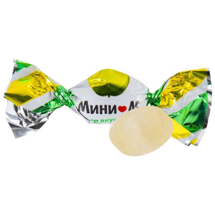 Карамель леденцовая МИНИ-М Классика, ассорти (вишня, яблоко, чёрная смородина, персик), 1 кг, 622300