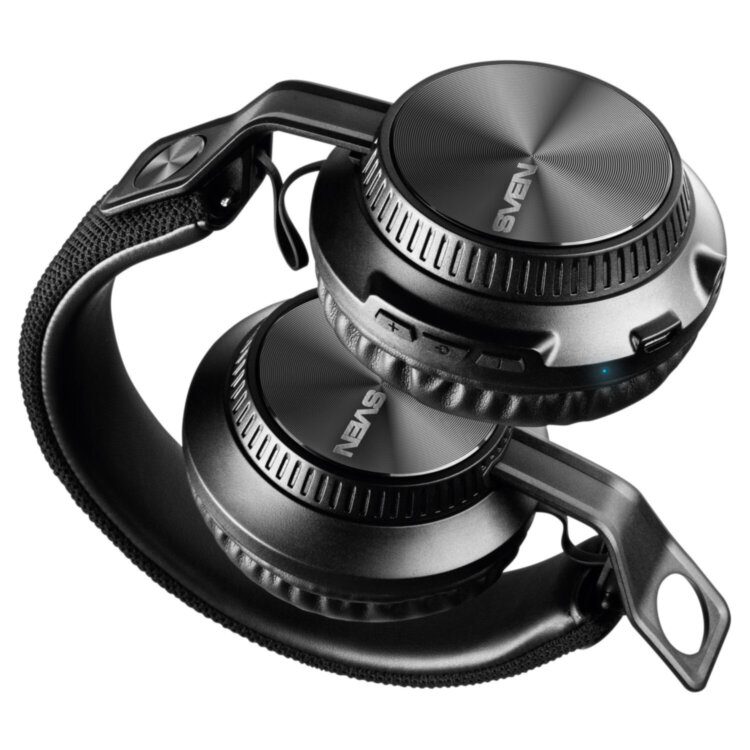 Наушники с микрофоном (гарнитура) SVEN AP-B630MV, Bluetooth, беспроводные, черные, SV-019303, 513841