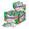 Жевательная резинка MENTOS (Ментос) "Pure White" со вкусом арбуза, 100 мини-упаковок по 2 г, 100 штук, 624424