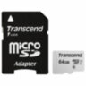 Карта памяти microSDXC 64 GB TRANSCEND UHS-I U1, 95 Мб/сек (class 10), адаптер, TS64GUSD300S-A, 513205