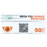 Перчатки нитриловые сверхпрочные с текстурой SFM MEGA TEX ORANGE, Германия, 25 пар (50 штук), размер M (средний), 4036534913208, 702144