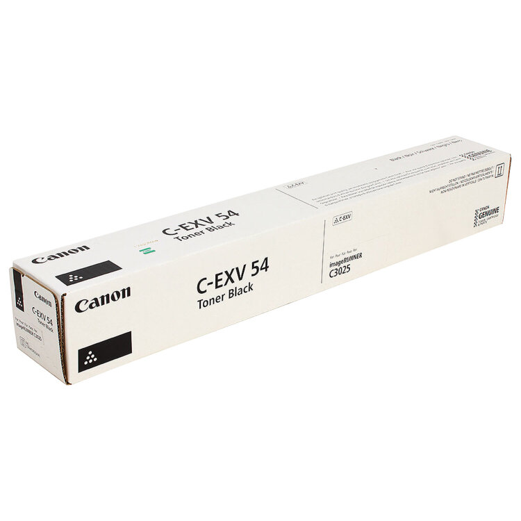 Тонер CANON (C-EXV54Bk) C3025i, черный, оригинальный, ресурс 15500 страниц, 1394C002, 363756
