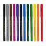 Фломастеры 12 ЦВЕТОВ CENTROPEN "Colour World", круглые, смываемые, 7550/12TP, 7 7550 1284, 151167