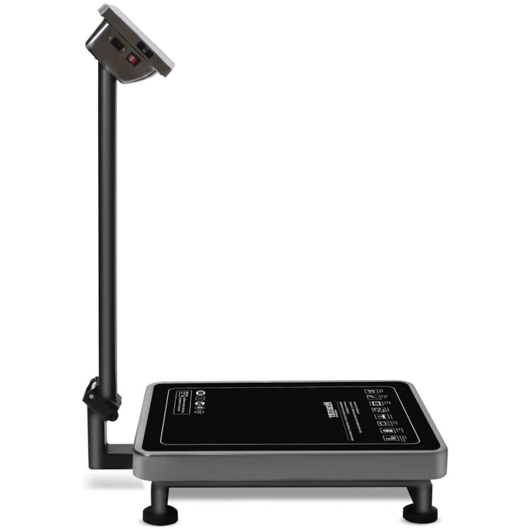 Весы напольные MERTECH M-ER 335ACL-150.20 LED (0,4-150 кг), дискретность 20 г, платформа 600x460 мм, со стойкой, 3118, 290793